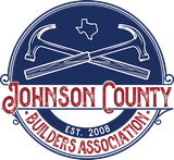 The logo for the johnson county builders association