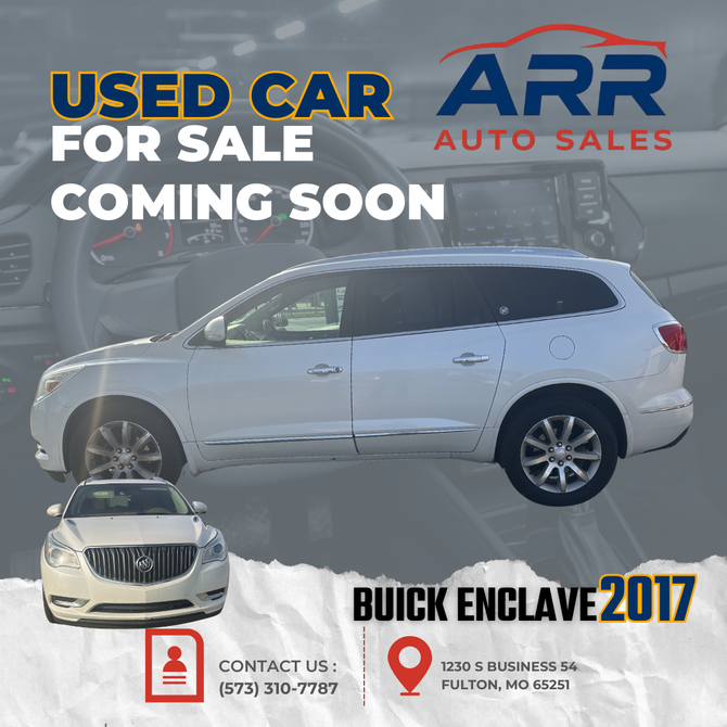 2017 Buick Enclave for sale at ARR Auto Sales for $6,897 with 145,637 miles. Contact: (573) 310-7787.