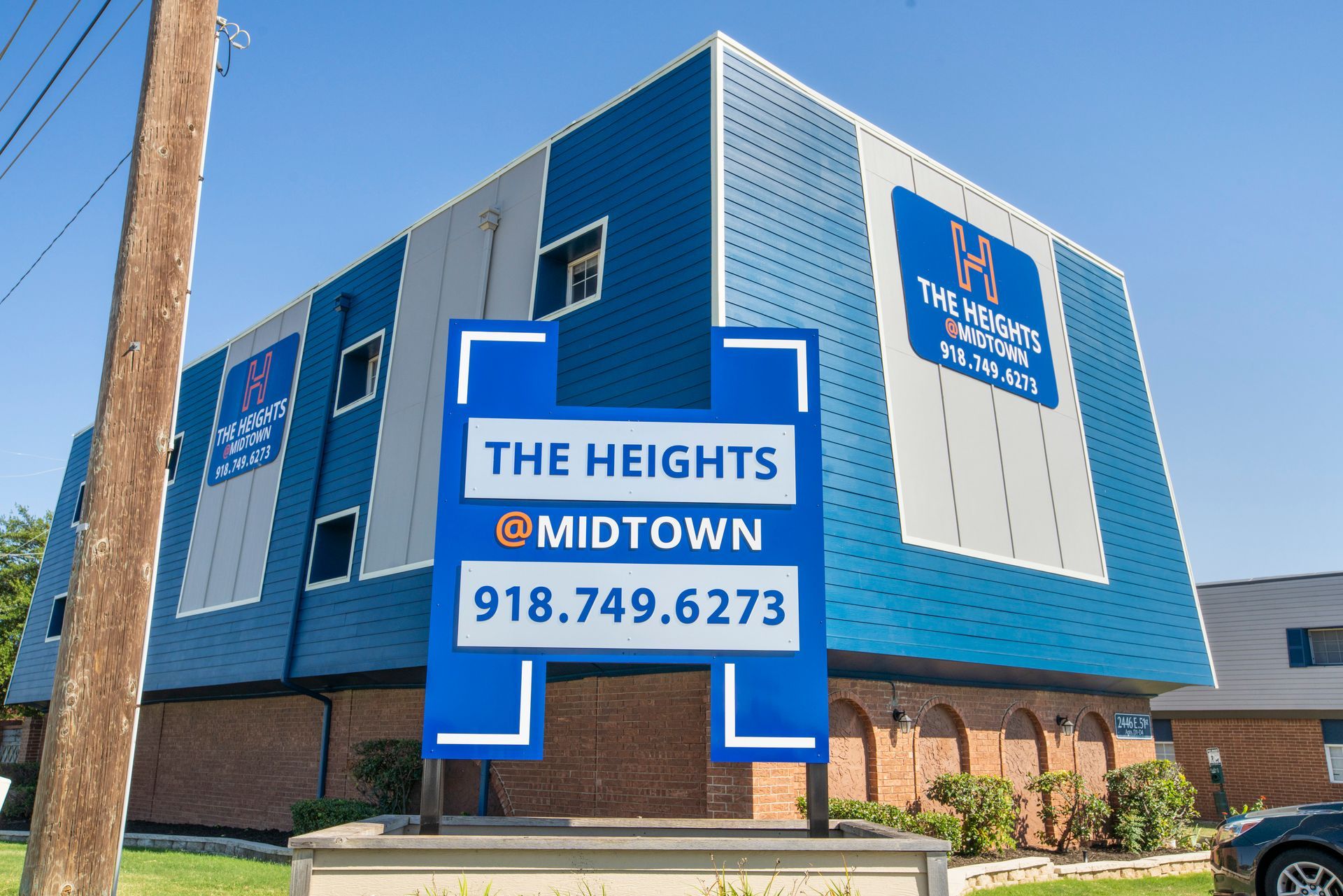exterior and sign