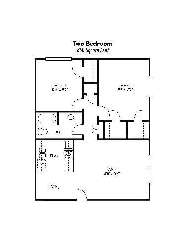 2 Bed | 1 Bath