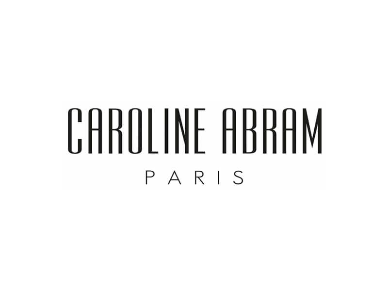 Logo di CAROLINE ABRAM PARIS in nero su sfondo bianco