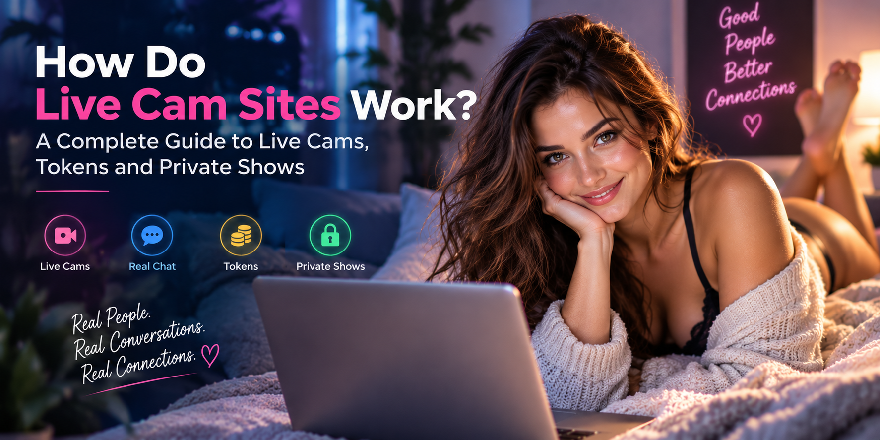 Learn how live cam sites work, including free live cams, cam site tokens, tipping, private cam shows