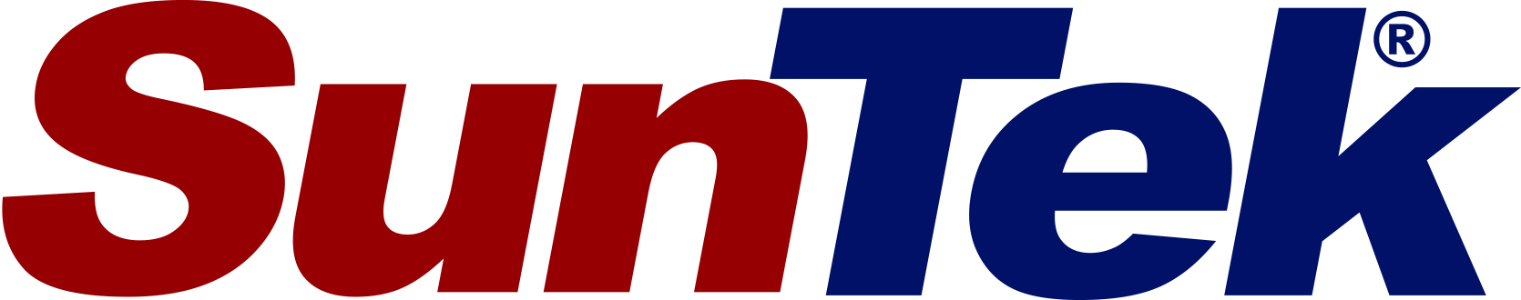 SunTek logo with red