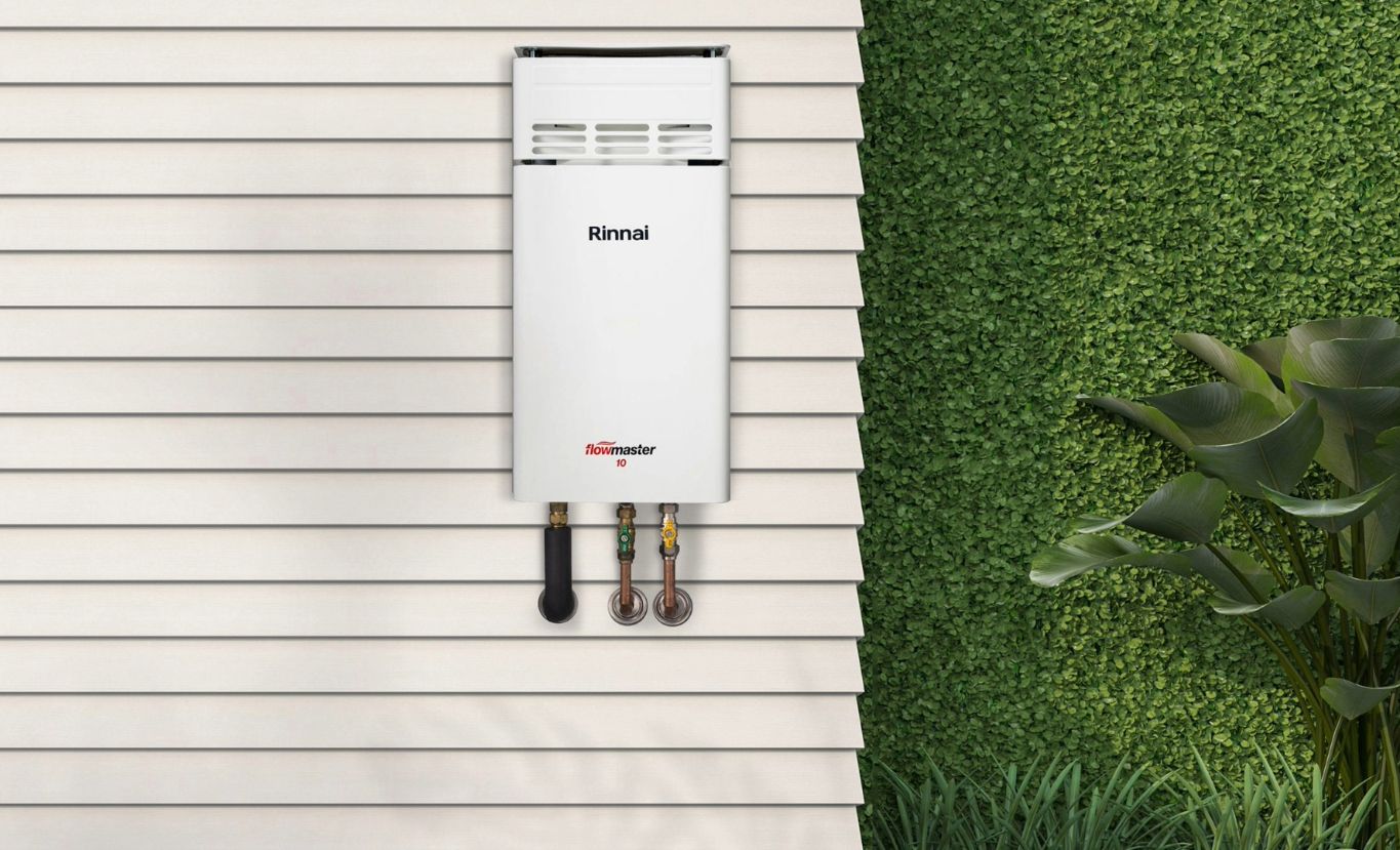 White Wall-mounted Water Heater — Forster Hotwater in Smiths Lake, NSW