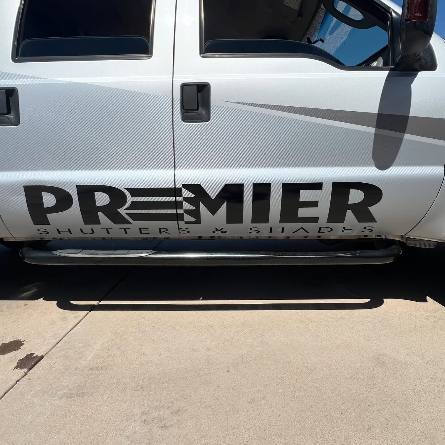 White truck with 