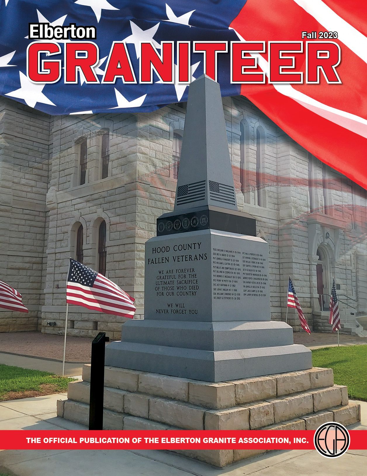 The cover of the aberton graniteer magazine