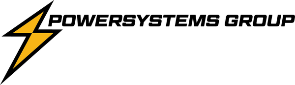 POWERSYSTEMS GROUP logo with a yellow lightning bolt on white background