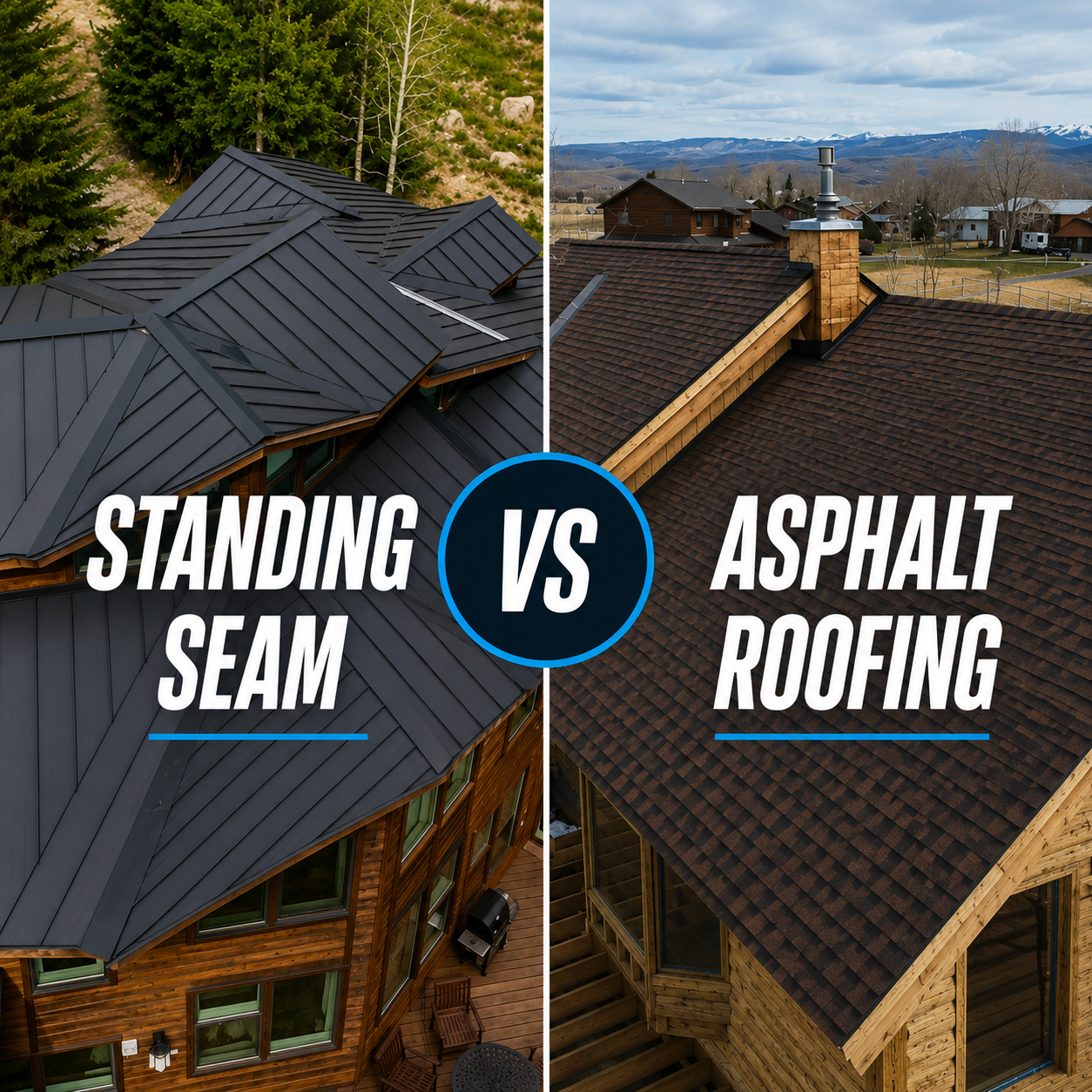 Metal Roof vs Asphalt Shingles Colorado