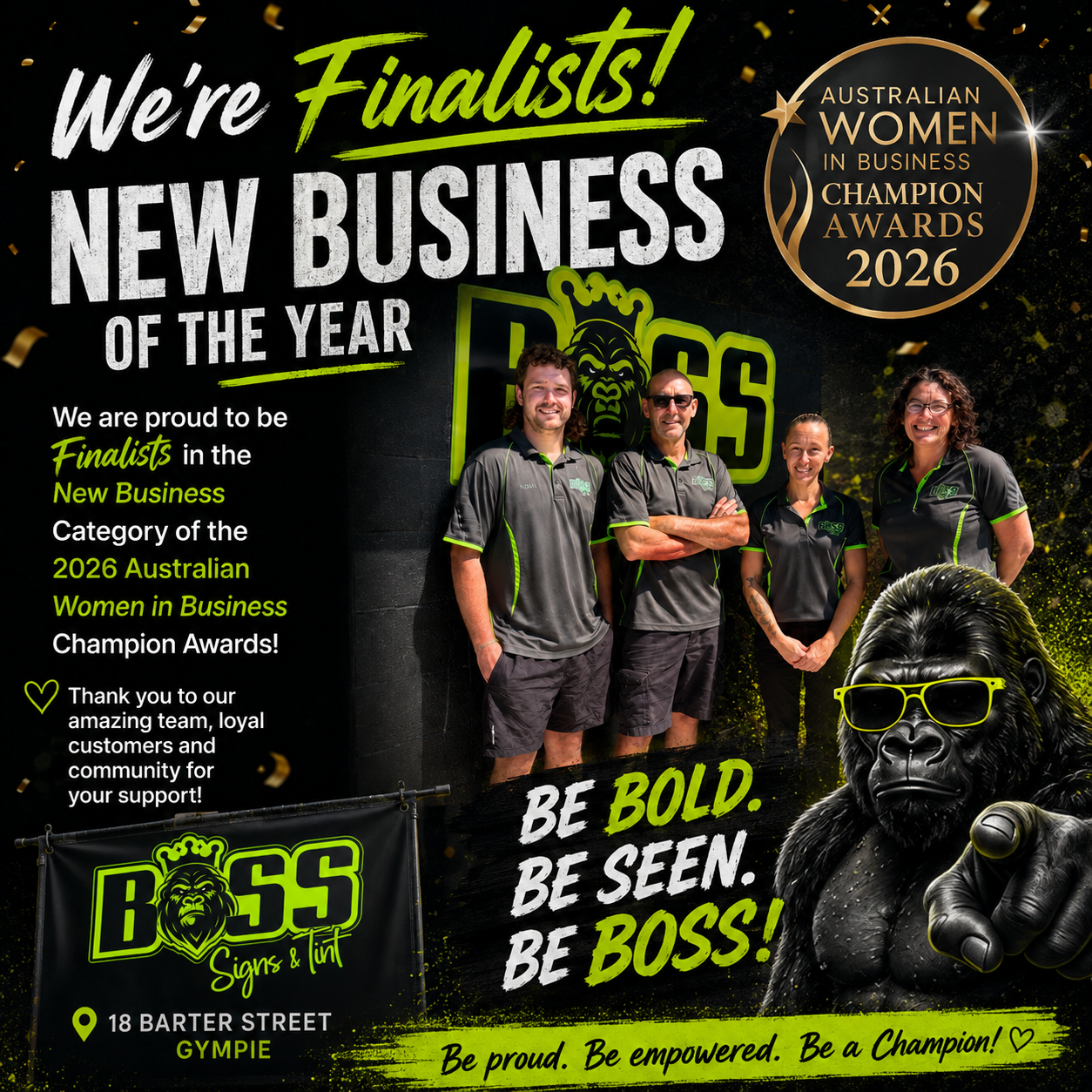 Promotional Poster For 2026 Australian Women in Business Awards