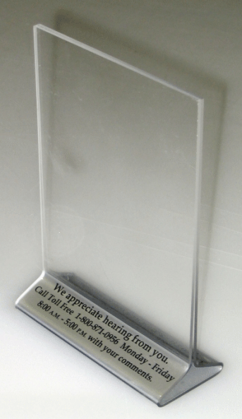 y base sign holder