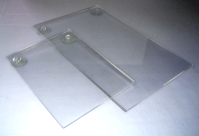 large acrylic sign holders