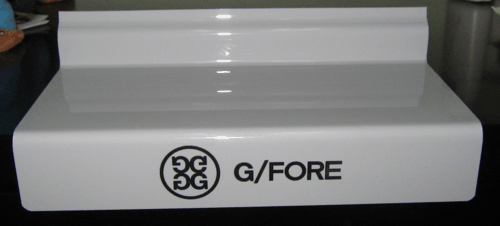 G/fore slawall shoe shelf