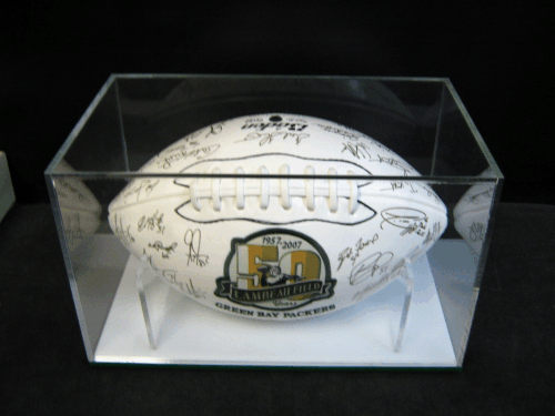 custom football display case