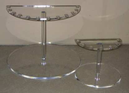 half-moon jewelry displays