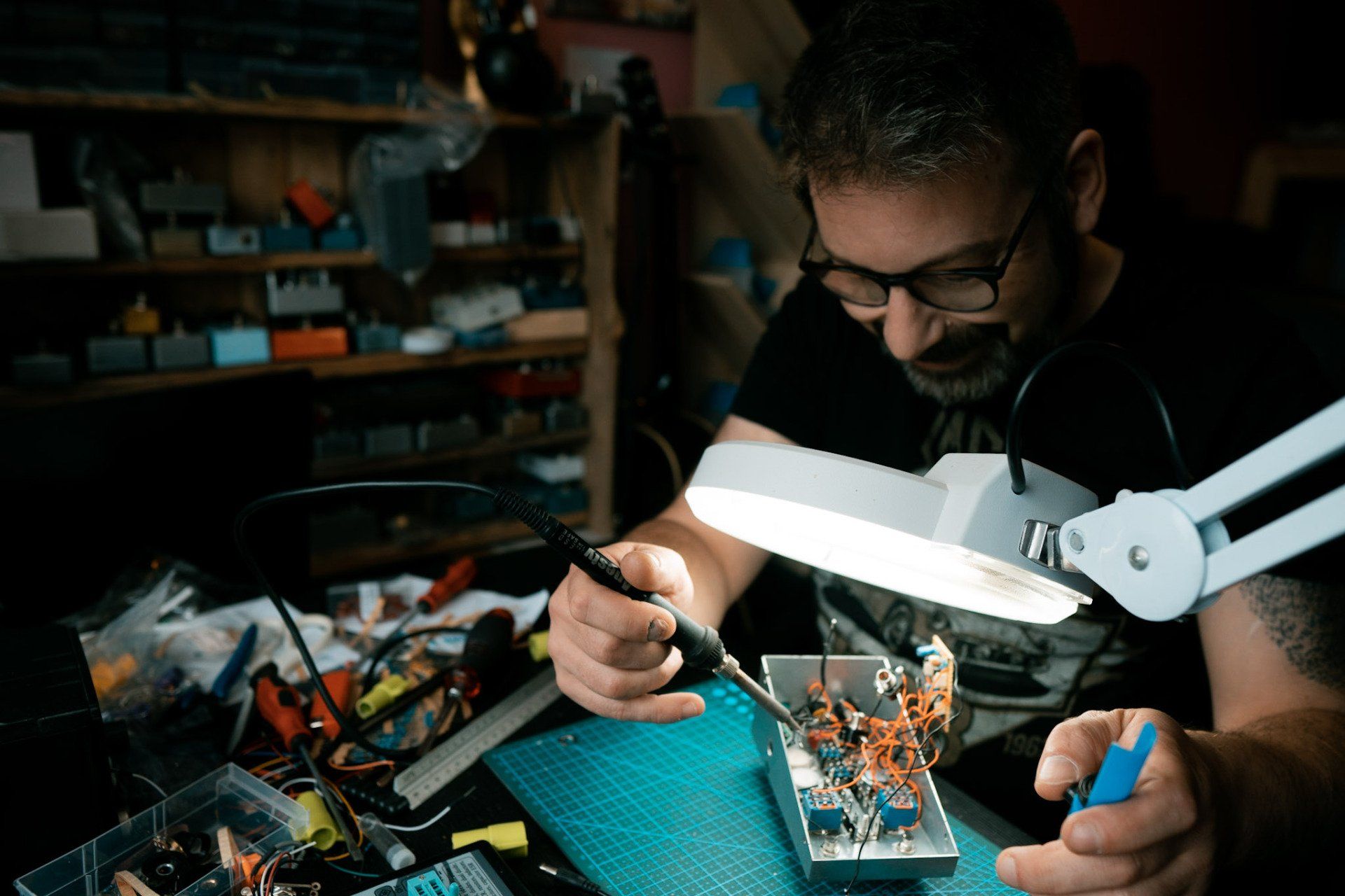 Michael emmergy FX making guitar pedals