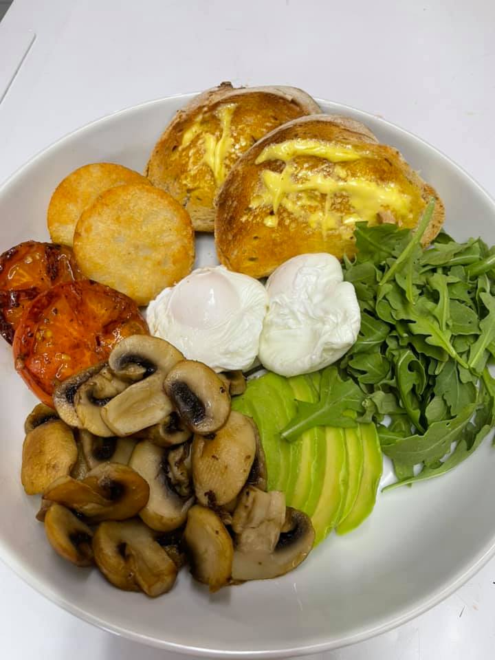Delicious Veggies on Plate — Café in Maitland, NSW