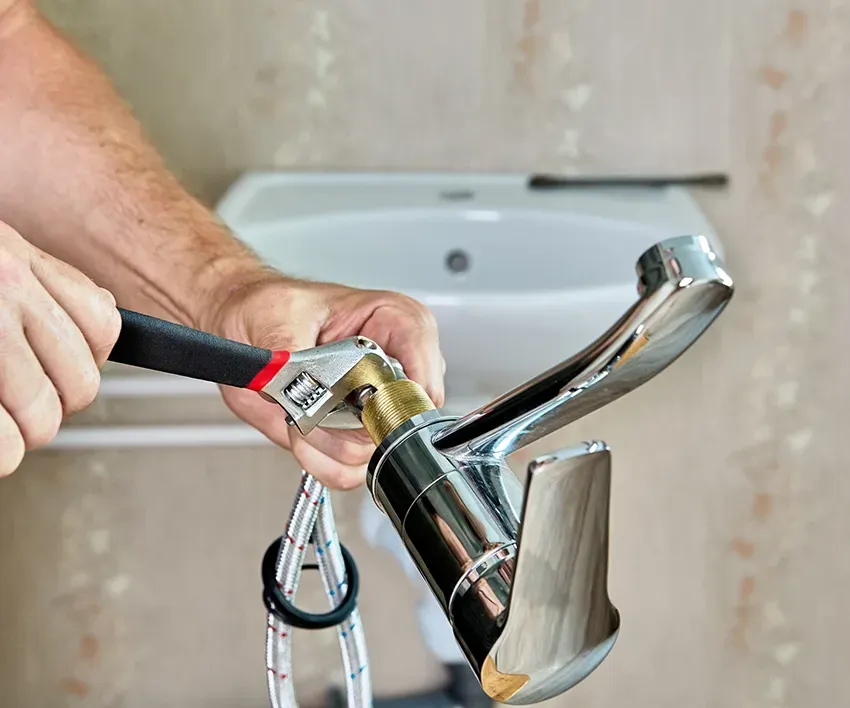 A Tap Being Installed In A Bathroom Renovation — Nightcliff Plumbing & Gas In Acacia Hills, NT