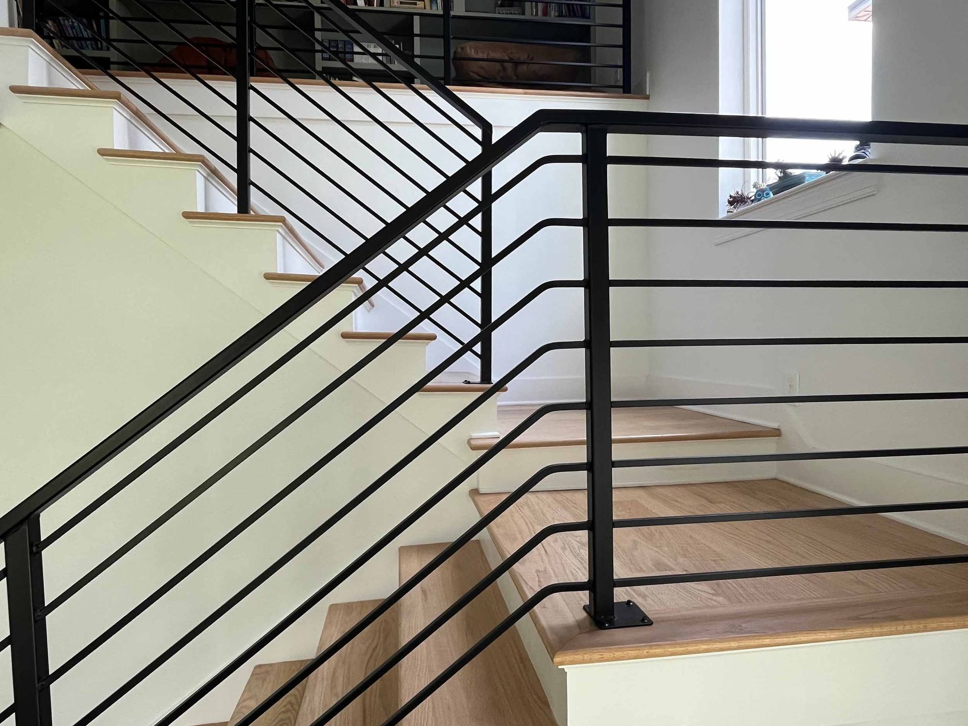 Durable aluminum handrails installed and fabricated by Creekside pros
