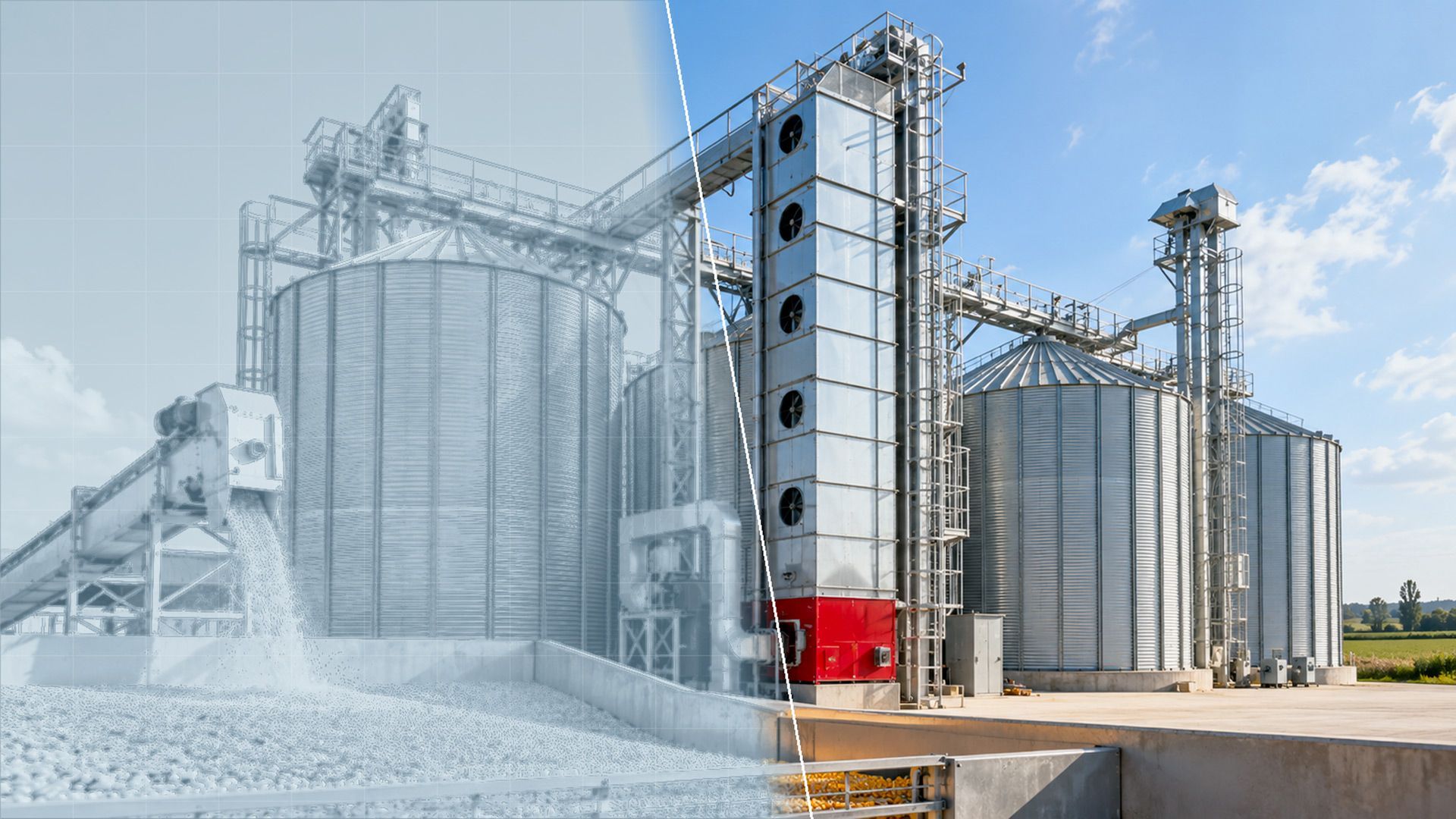 Render progettuale 3D e realizzazione reale di un impianto completo chiavi in mano Ravaro