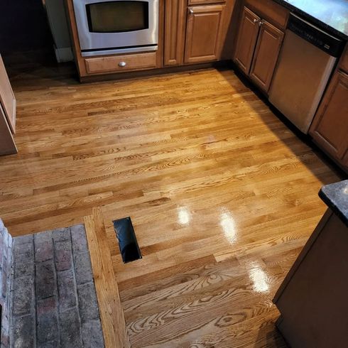 after repairing a kitchen floor