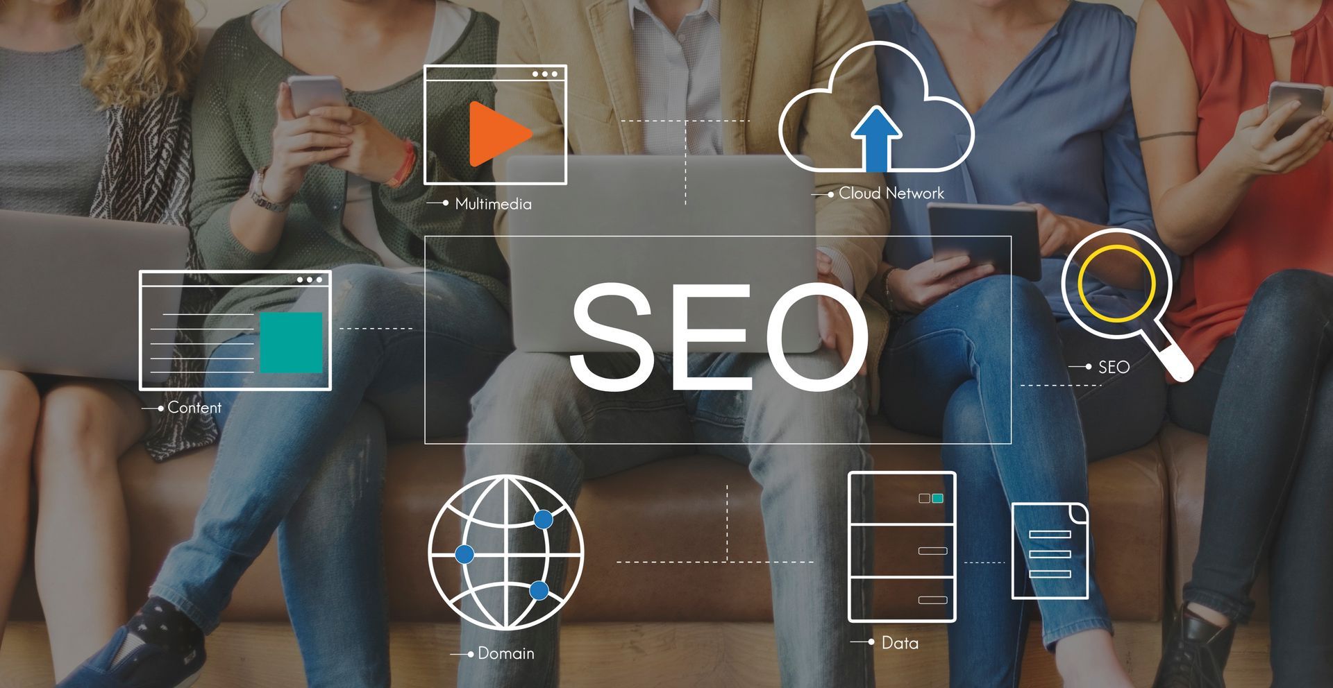 Big Data Domain Web Page SEO Concept