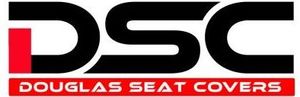 DSC Douglas Seat Covers logo in black, red, and white