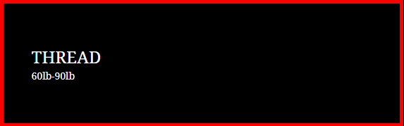 Black title card with white text reading “THREAD” and smaller subtitle below.