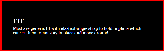 Black slide with red border and white text defining