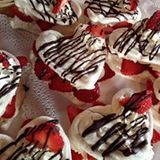 dolci panna e fragola