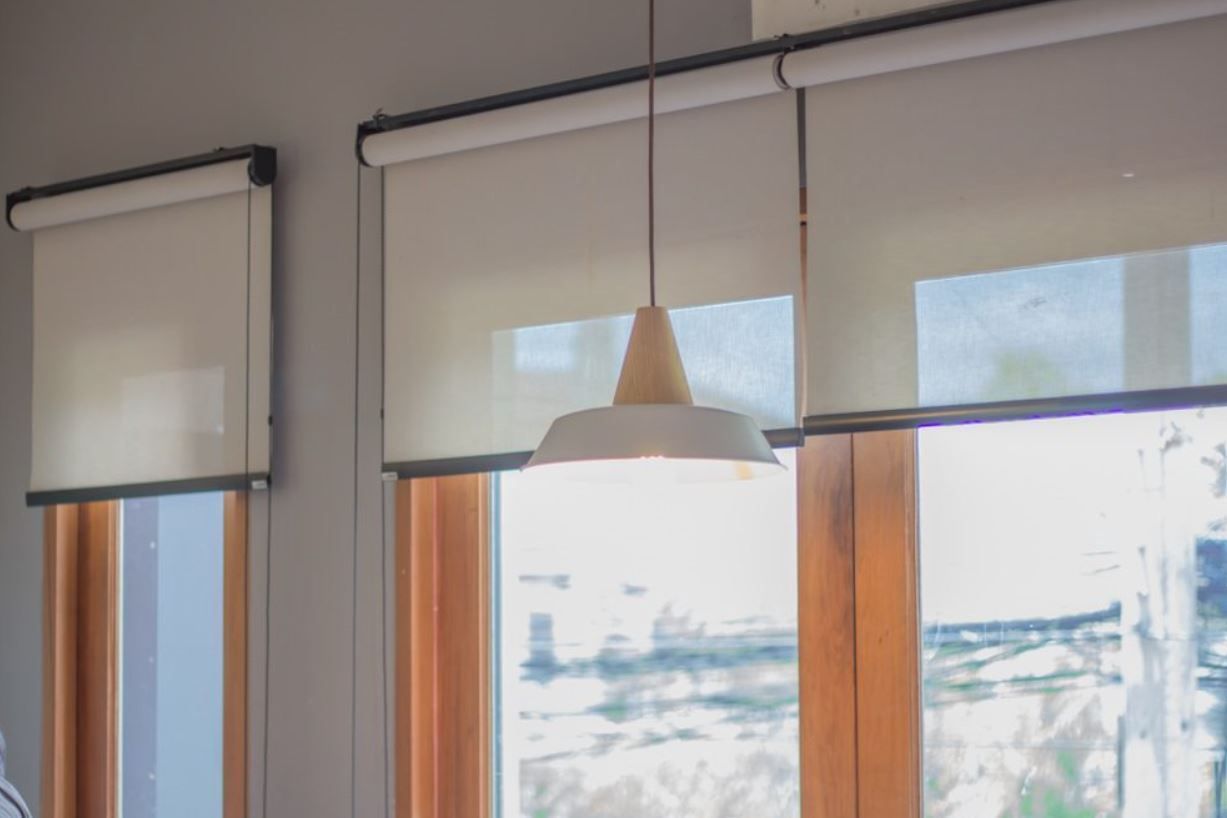 Light Filters Through Modern Roller Blinds in Ballina