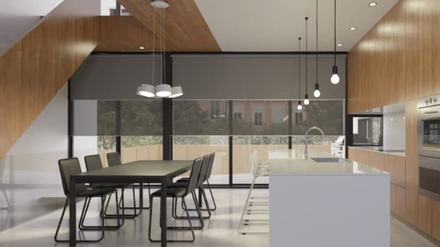 A Kitchen With a Table and Chairs in It — TT Shutters & Shading In Ballina, NSW