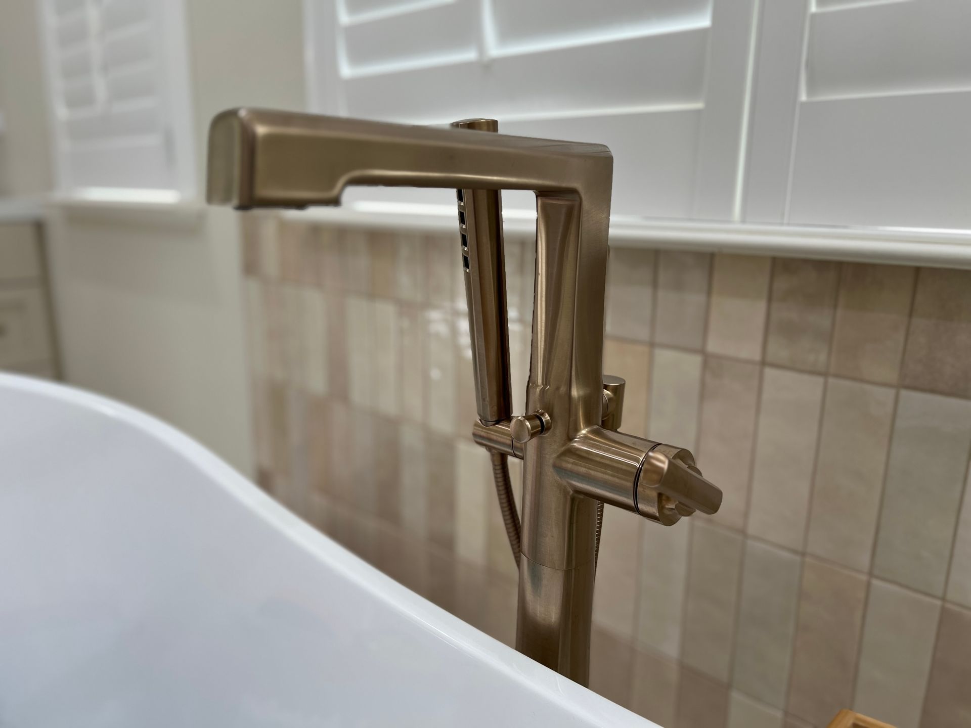 Workon Construction standing tub fixture install