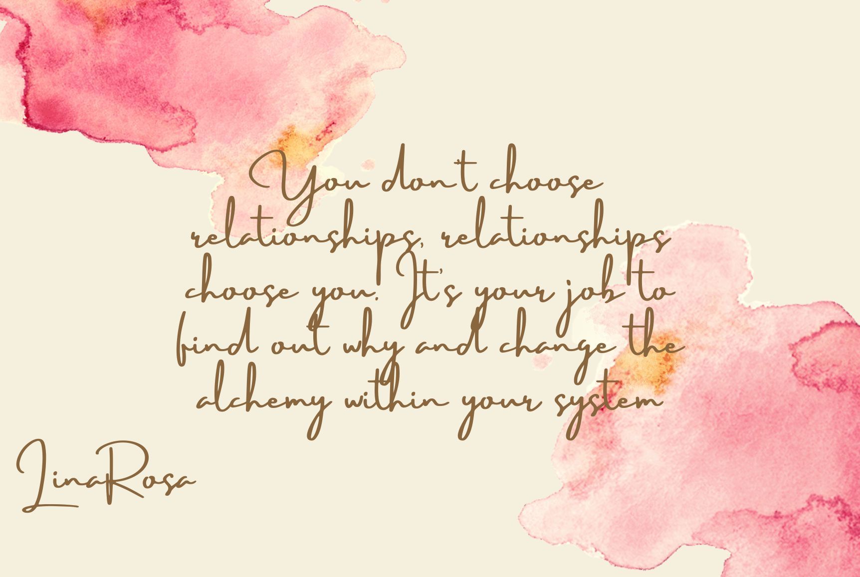 A quote by Lina Rosa reads, 