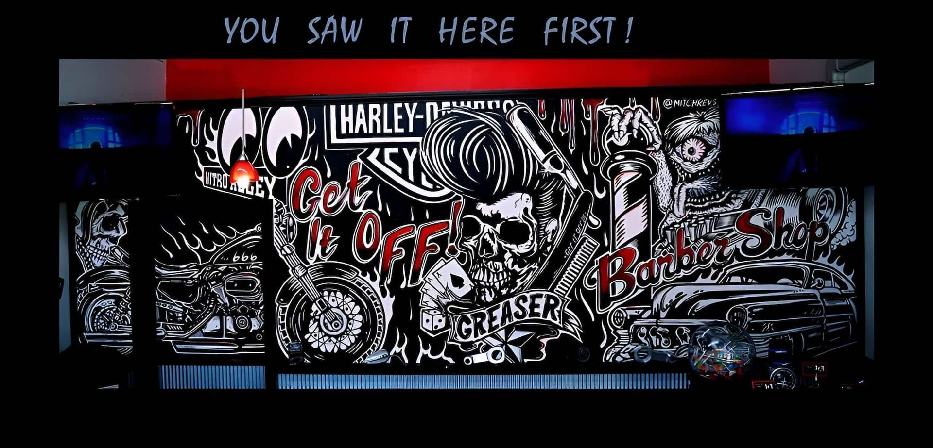 A Get It Off Logo Is On A Black Background — The Barber Social In Raymond Terrace, NSW