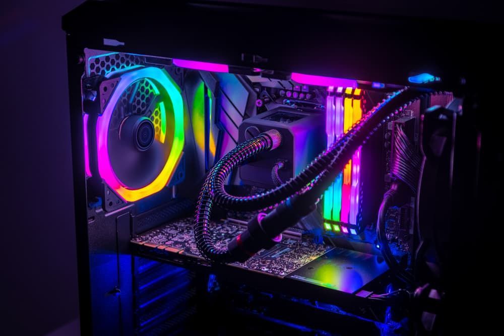 A System Unit With RGB Lights — Leading Edge Computers in Forster, NSW