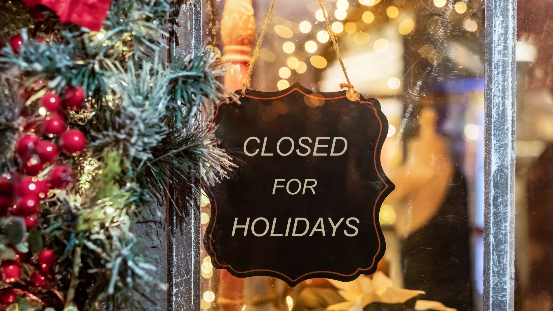 Festive opening hours