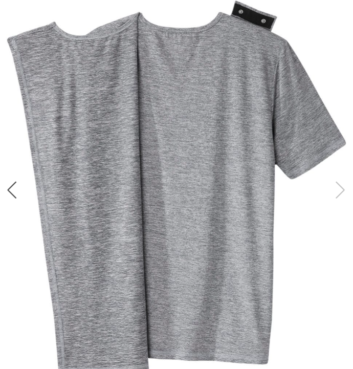 Gray T-shirt with “Built Different. 100% Every Spartan.” text and green Spartan helmet logo