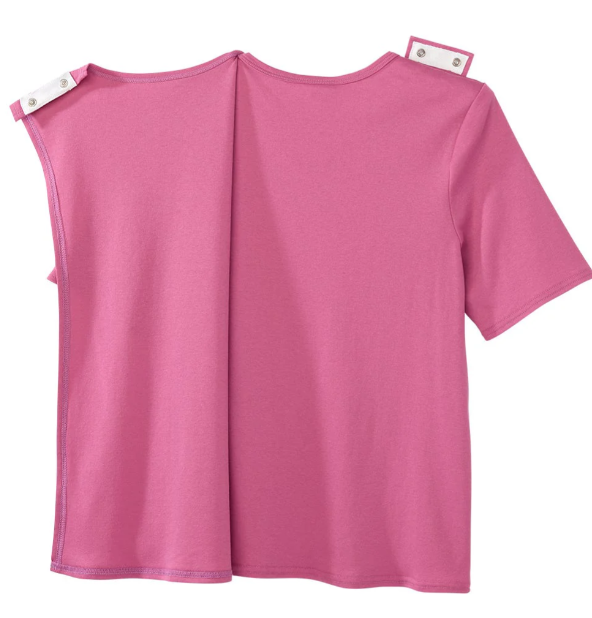 Pink T-shirt with “Every Spartan” text and two hands forming a heart