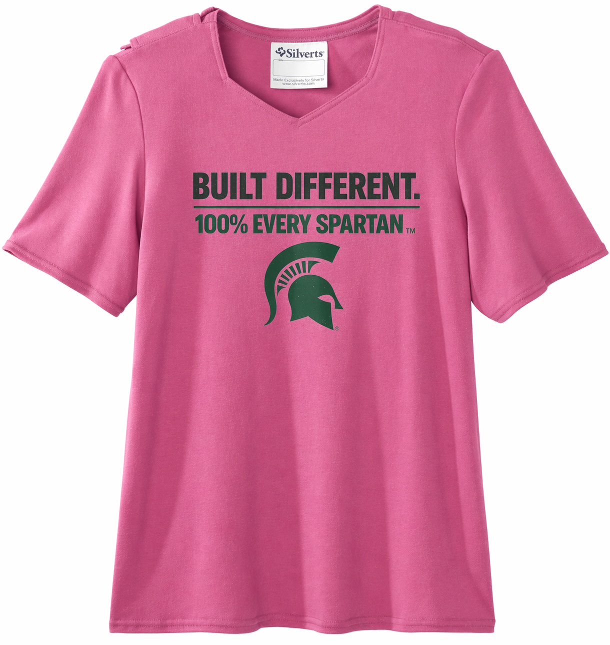 Pink T-shirt with 