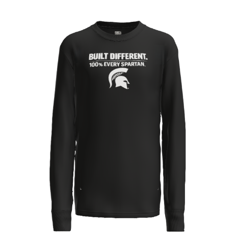 Black long-sleeved shirt with 