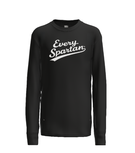 Black sweatshirt with white 