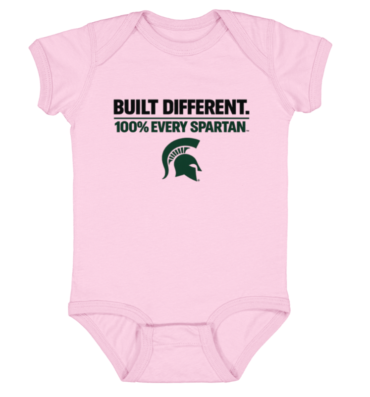 Rabbit Skins Infant Cotton Bodysuit (built different) pink