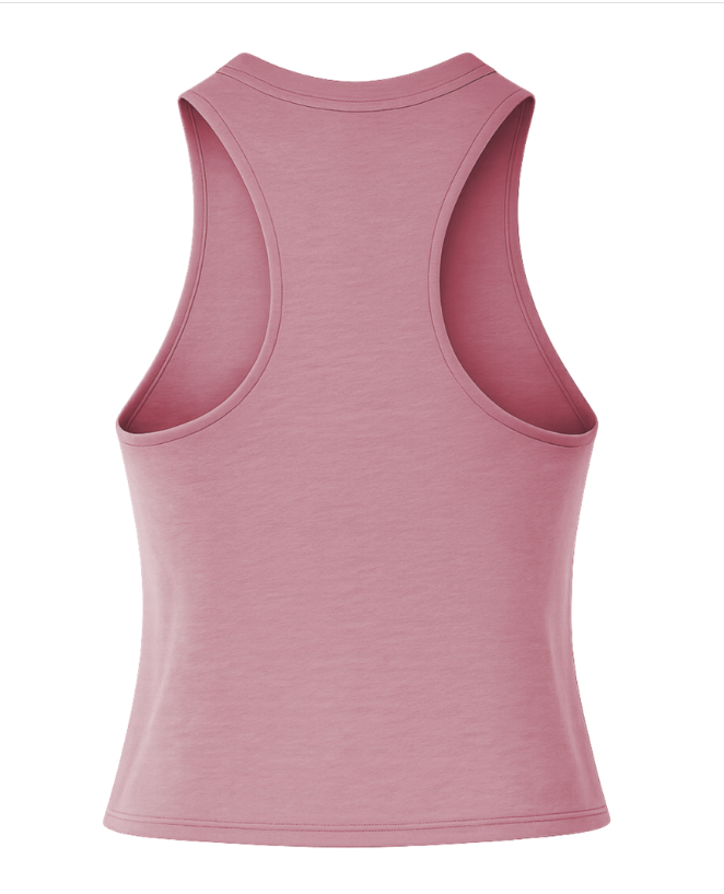 Pink tank top with green “Every Spartan” text