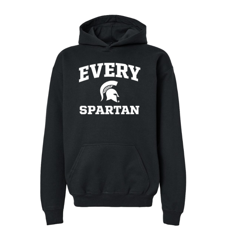 Black hoodie with white 