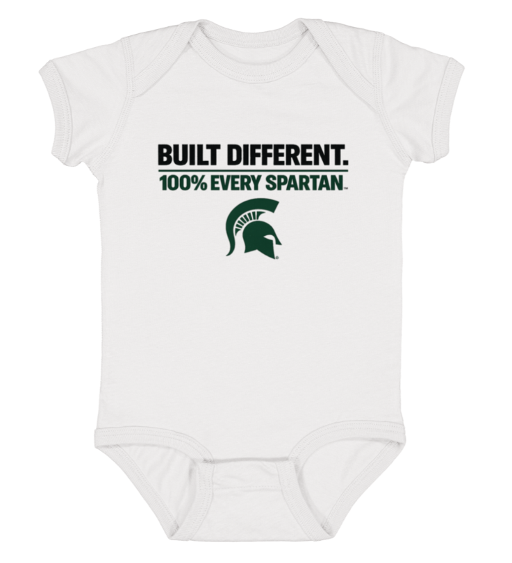 Rabbit Skins Infant Cotton Bodysuit (built different) white