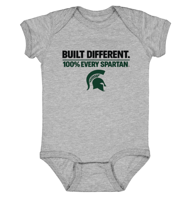 Rabbit Skins Infant Cotton Bodysuit (built different) grey