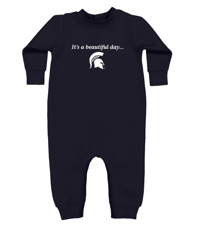 Rabbit Skins Infant Fleece Bodysuit (beautiful day) black