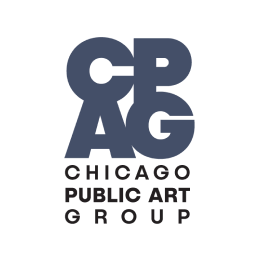 A logo for the chicago public art group