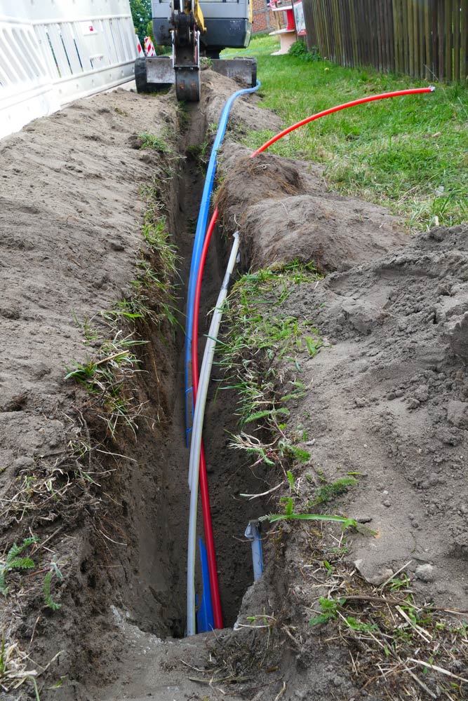 Fiber Optic Cable Laying On The Ground — Electrical Services In Corowa, NSW