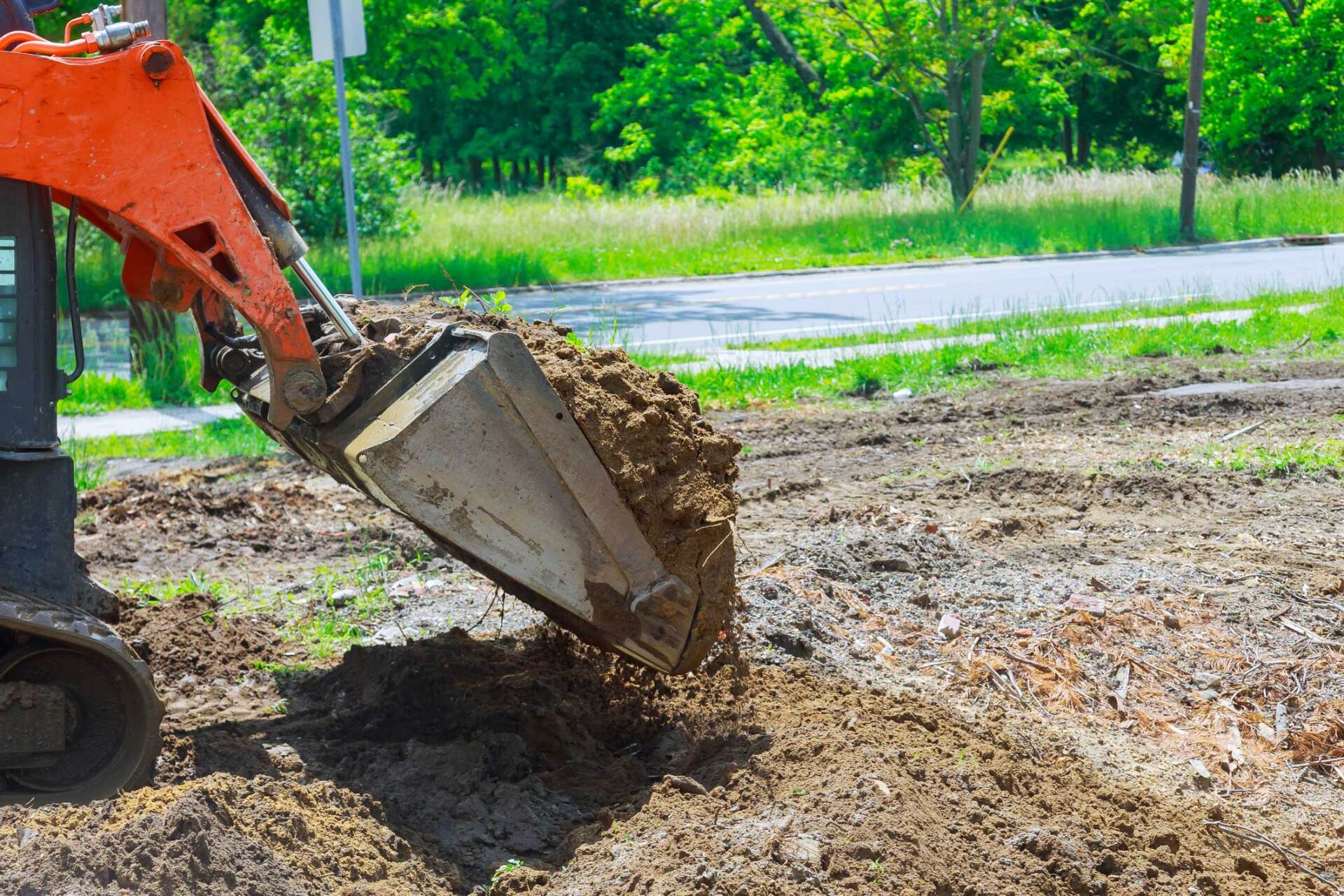 Removing Soil — Nottingham, PA — Howell’s Lawn & Landscape LLC